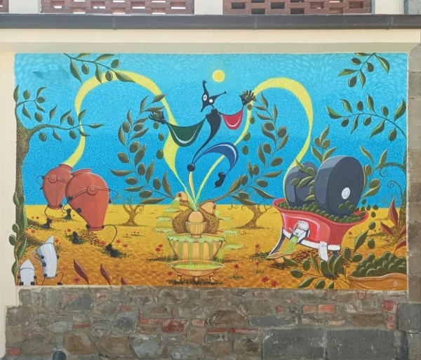 Murales per Frantoio Pasquini